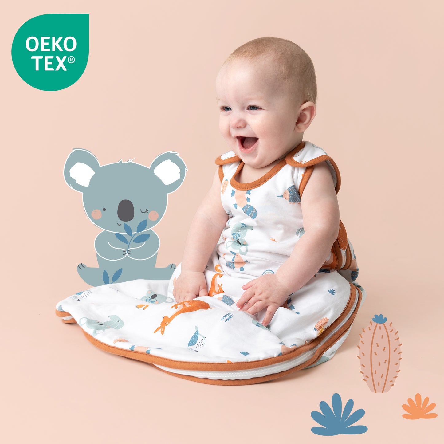 Saco de dormir para bebé, 1.0 TOG
