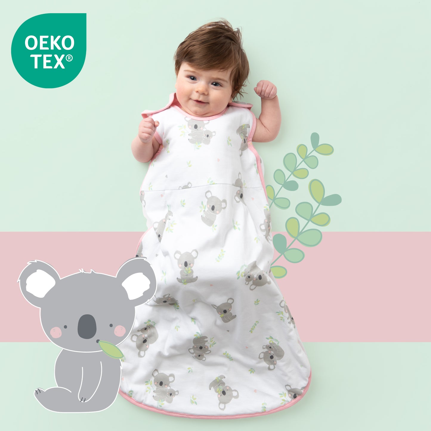 Saco de dormir para bebé, 1.0 TOG