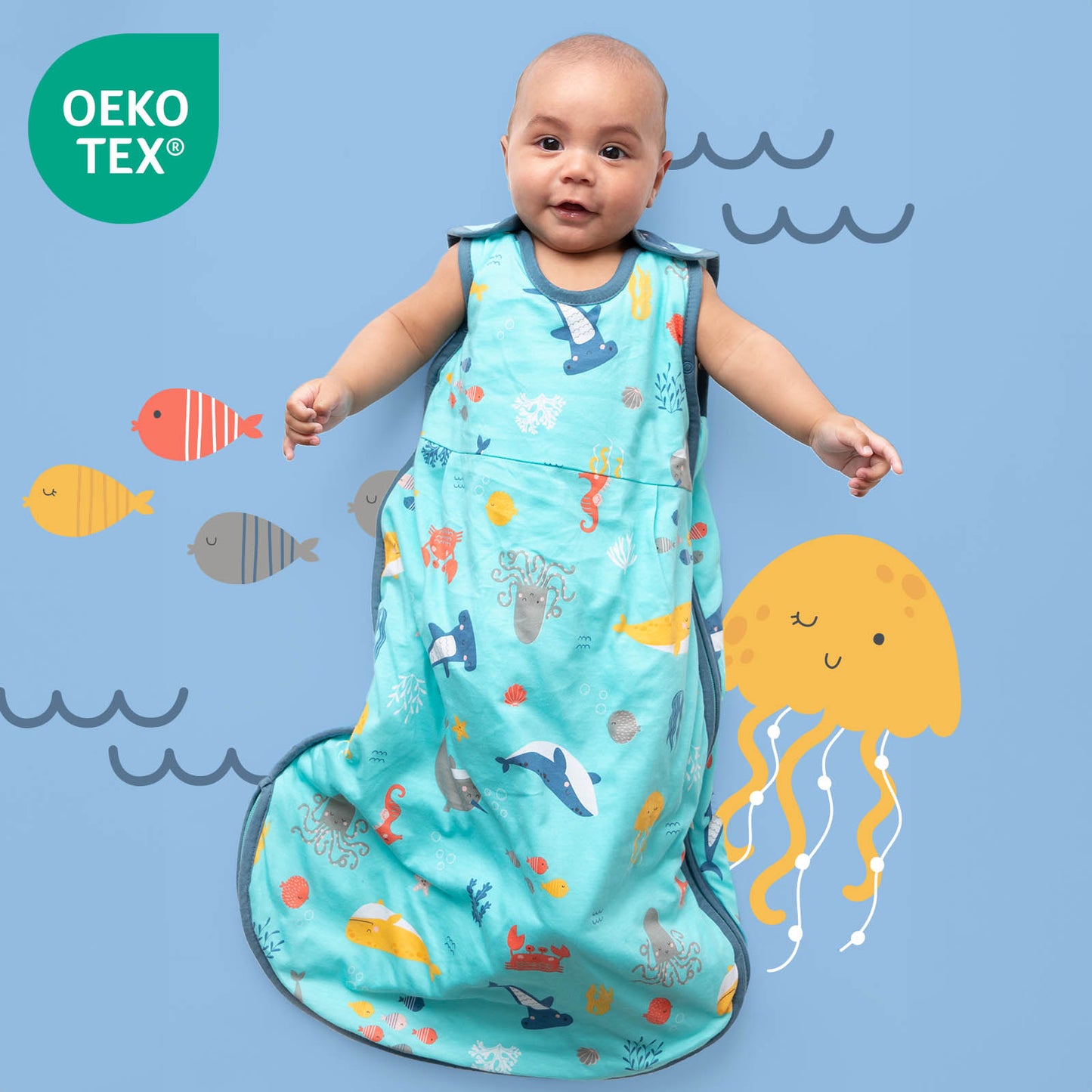 Saco de dormir para bebé, 1.0 TOG
