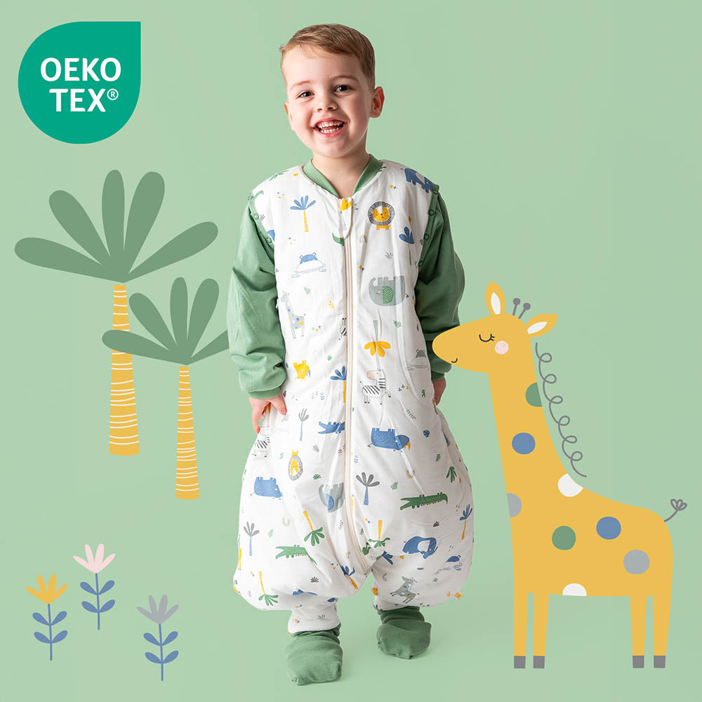 Saco de dormir con pies y suelas antideslizantes y mangas 1.0 TOG_Jungla_OEKOTEX_1182