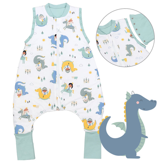 Saco de dormir con pies y suelas antideslizantes y mangas 1.0 TOG_Fantasia_Delantero con sisa_1182