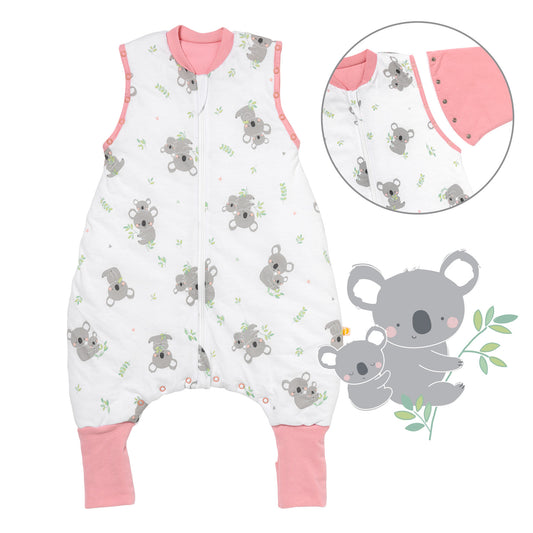 Saco de dormir con pies y suelas antideslizantes y mangas 1.0 TOG_Koala_Delantero con sisa_1182