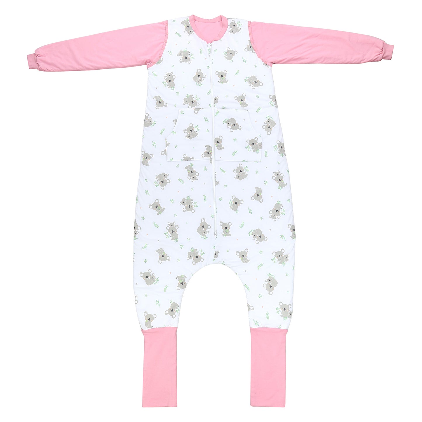 Saco de dormir con pies y suelas antideslizantes para adultos, 2.5 TOG