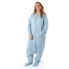 Saco de dormir con pies y suelas antideslizantes para adultos, 2.5 TOG