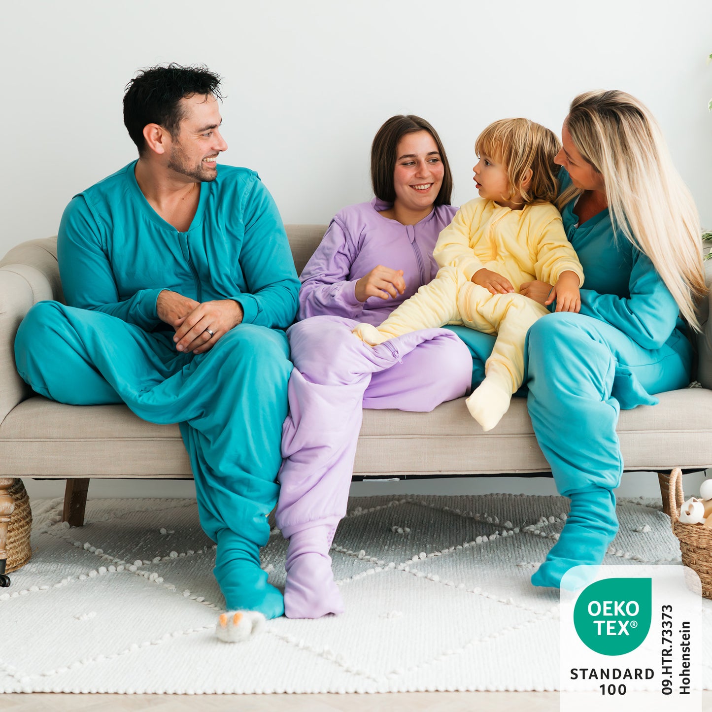 Saco de dormir con pies y suelas antideslizantes para adultos 3.5 TOG_Petróleo_1189_2