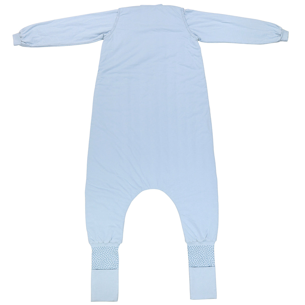 Saco de dormir con pies y suelas antideslizantes para adultos 3.5 TOG_Azul Hielo_parte trasera_1189