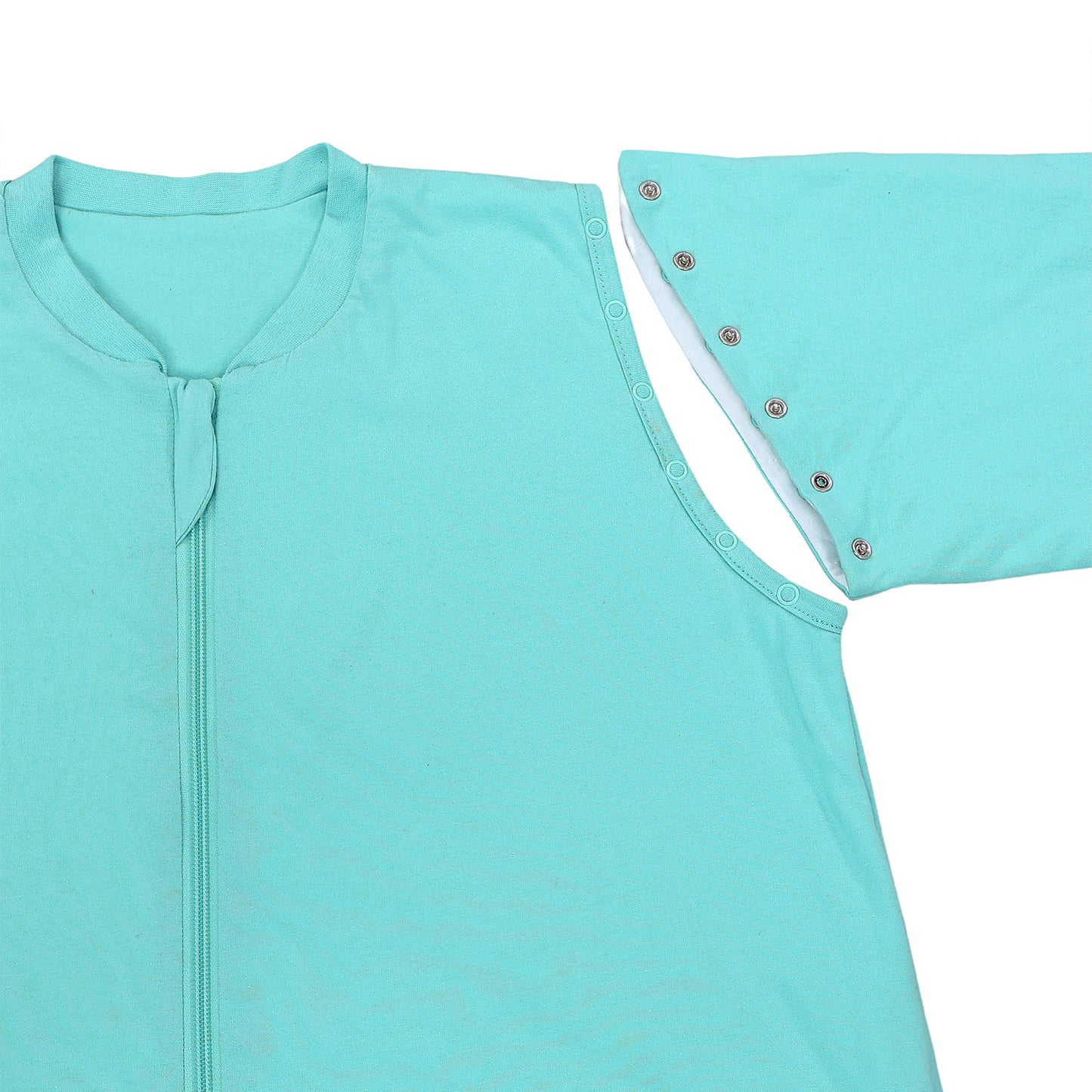 Saco de dormir con pies y suelas antideslizantes y mangas para adultos 1.0 TOG_Agua_zona del brazo_1190