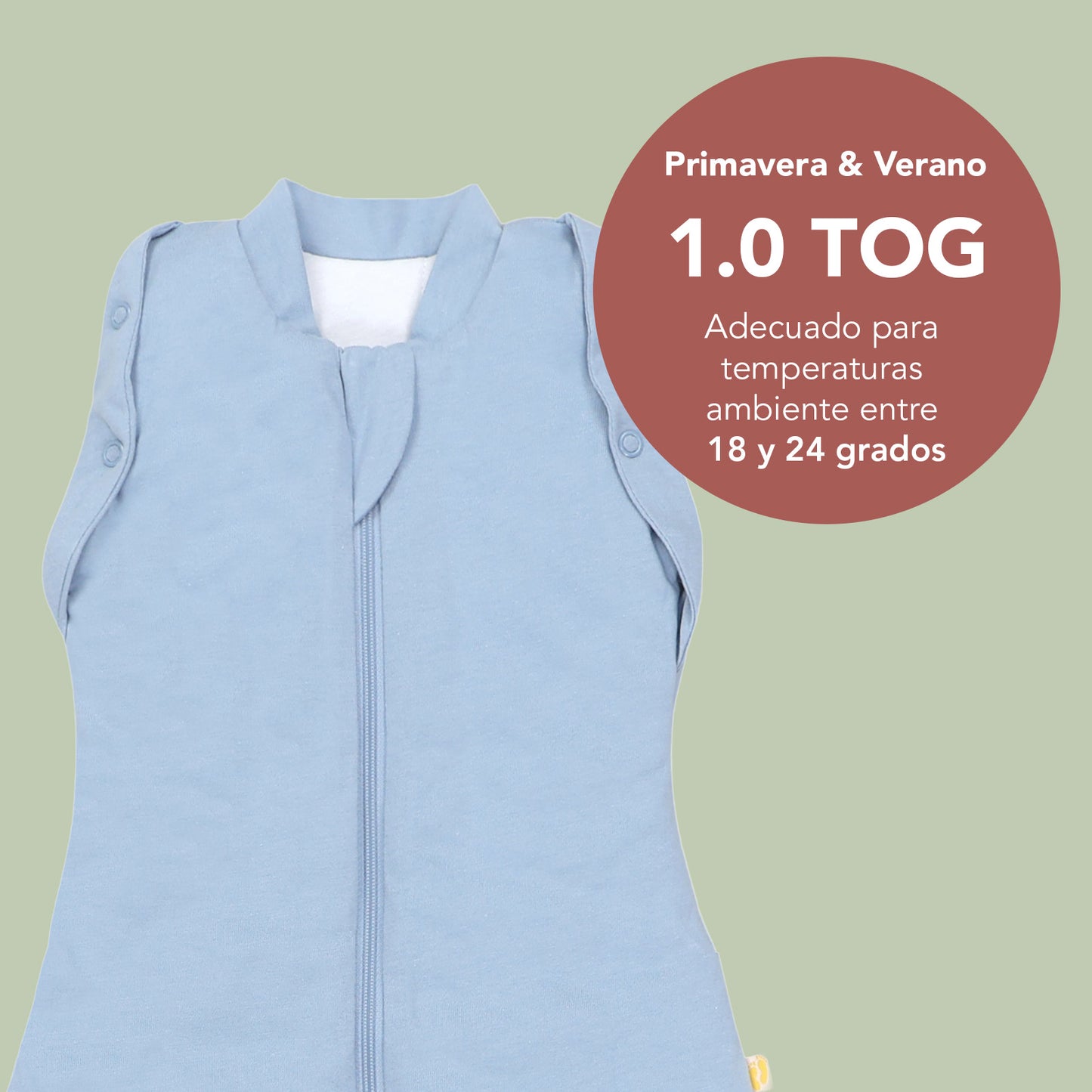 Manta Envolvente para Bebé 1.0 TOG_Azul Hielo_TOG_1198