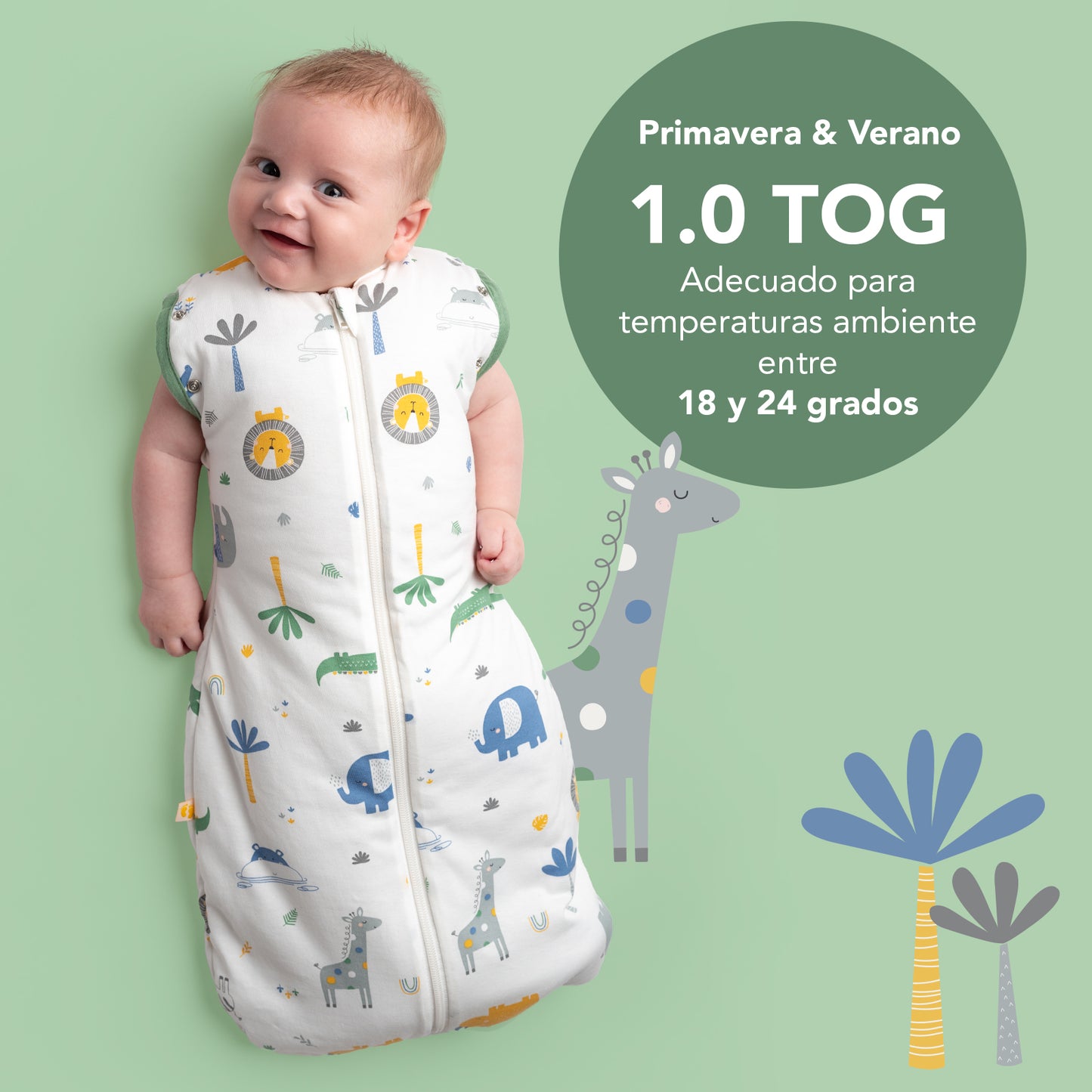 Manta Envolvente para Bebé 1.0 TOG