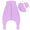 Saco de dormir con pies y suelas antideslizantes y mangas 1.0 TOG_Lila_Delantero con sisa_1200