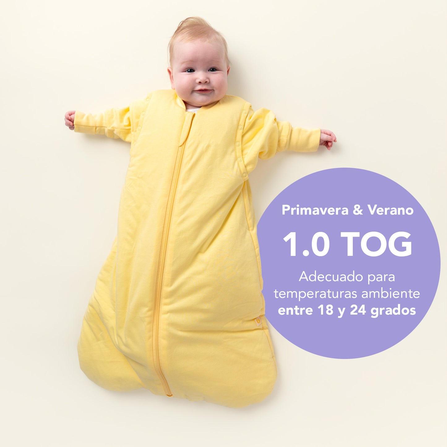 Saco de dormir para bebé, 1.0 TOG