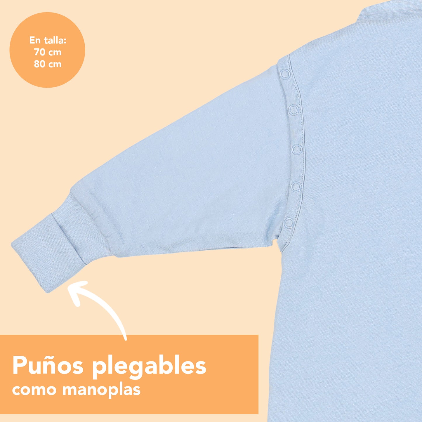 Saco de dormir para bebé, 1.0 TOG