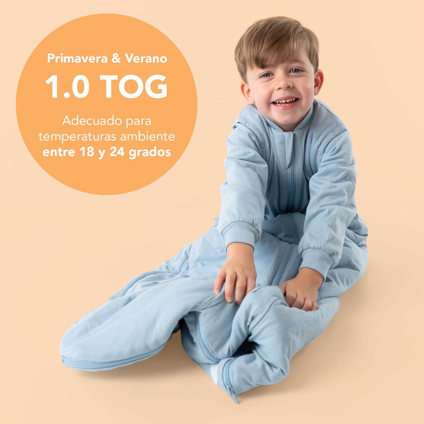 Saco de dormir para bebé, 1.0 TOG