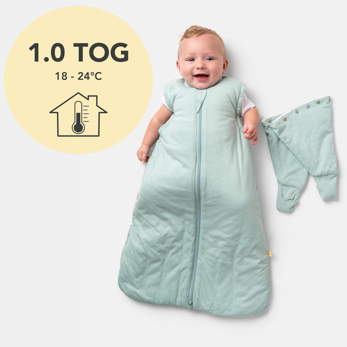 Saco de dormir para bebé 1.0 TOG_Salvia_TOG_1201