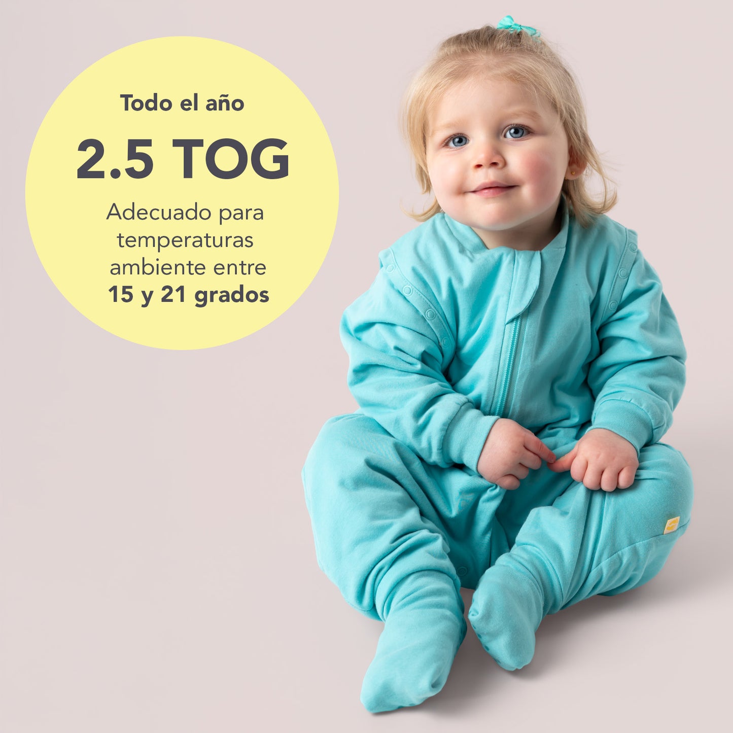 Saco de dormir con pies y suelas antideslizantes 2.5 TOG_Agua_TOG_1202