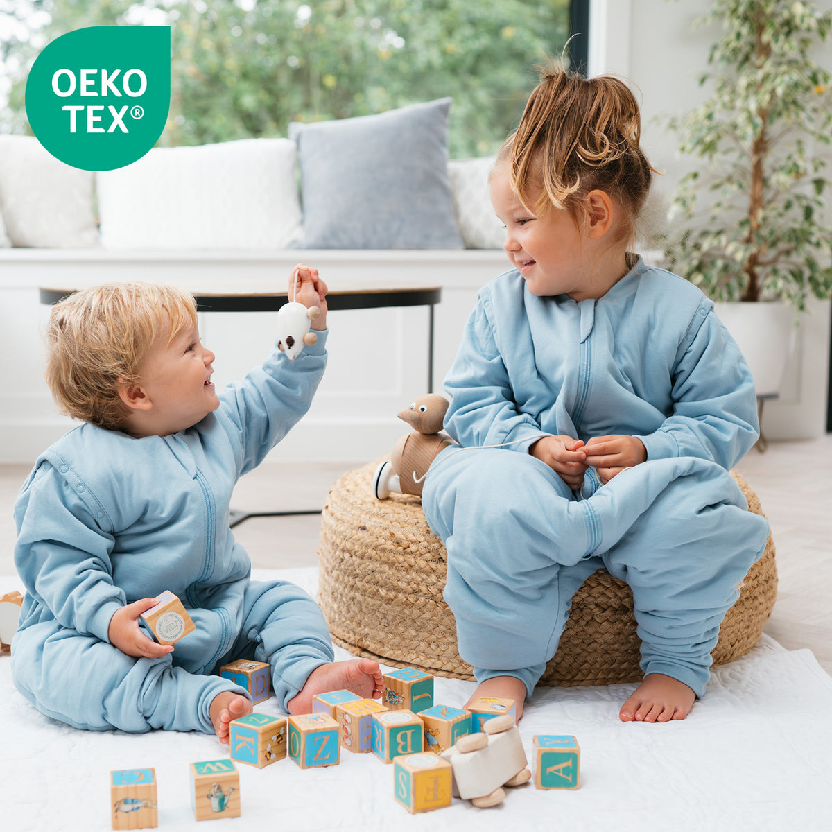 Saco de dormir con pies y suelas antideslizantes 2.5 TOG_Canguro_OEKOTEX_1202