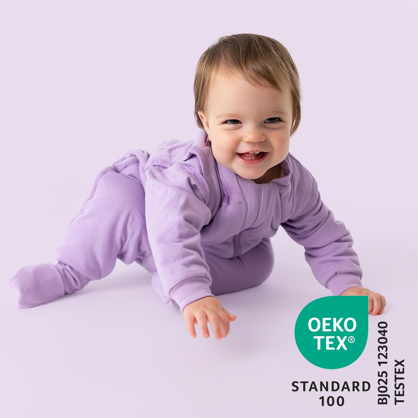 Saco de dormir con pies y suelas antideslizantes, 2.5 TOG