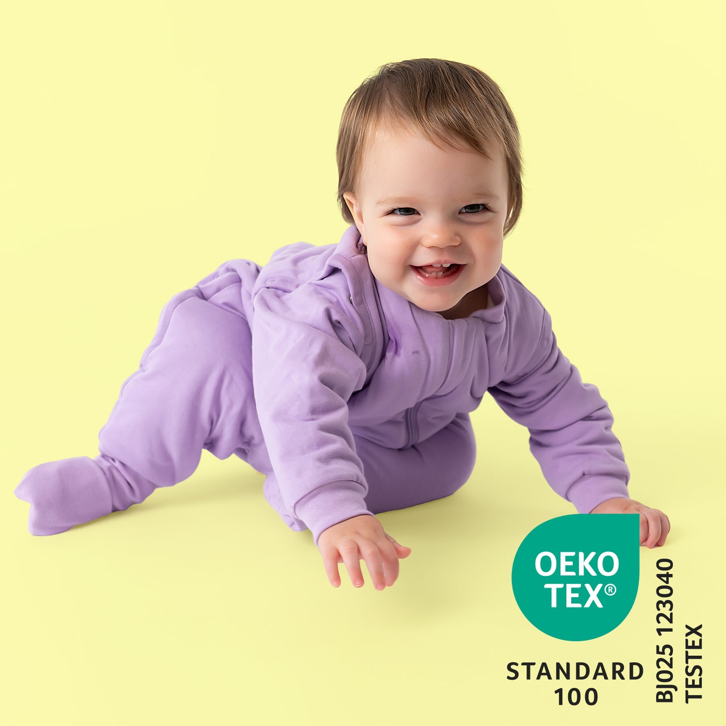 Saco de dormir con pies y suelas antideslizantes, 2.5 TOG