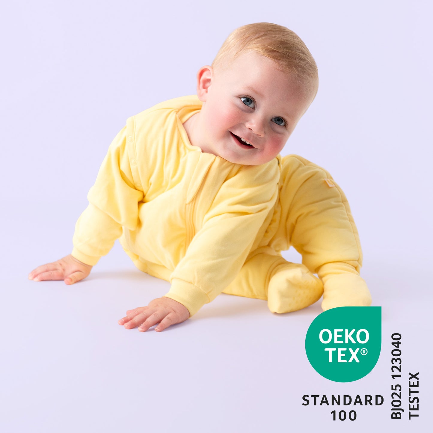 Saco de dormir con pies y suelas antideslizantes, 2.5 TOG