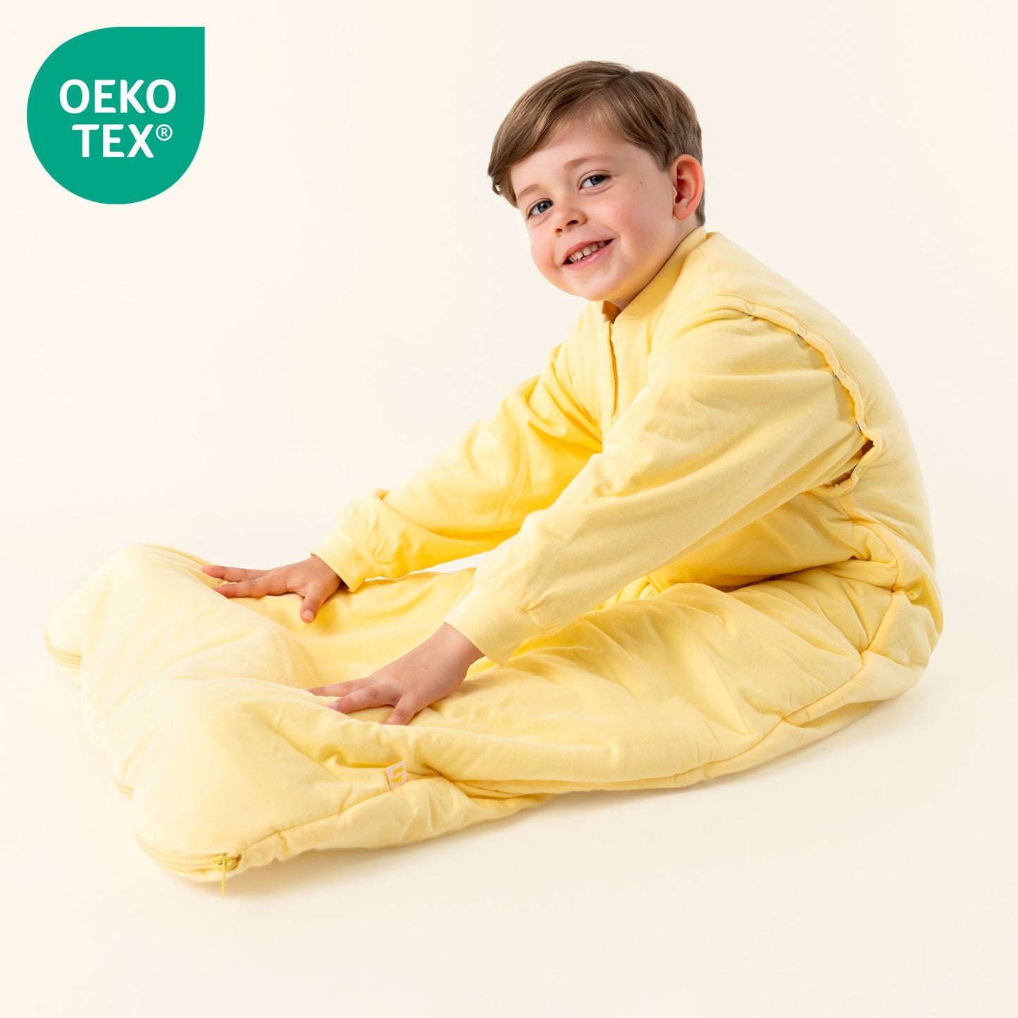 Saco de dormir para bebé 2.5 TOG_Amarillo Claro_OEKOTEX_1203