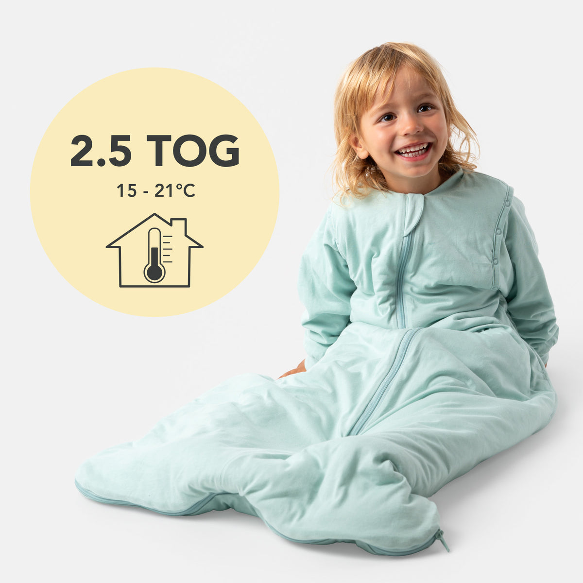 Saco de dormir para bebé 2.5 TOG_Salvia_TOG_1203