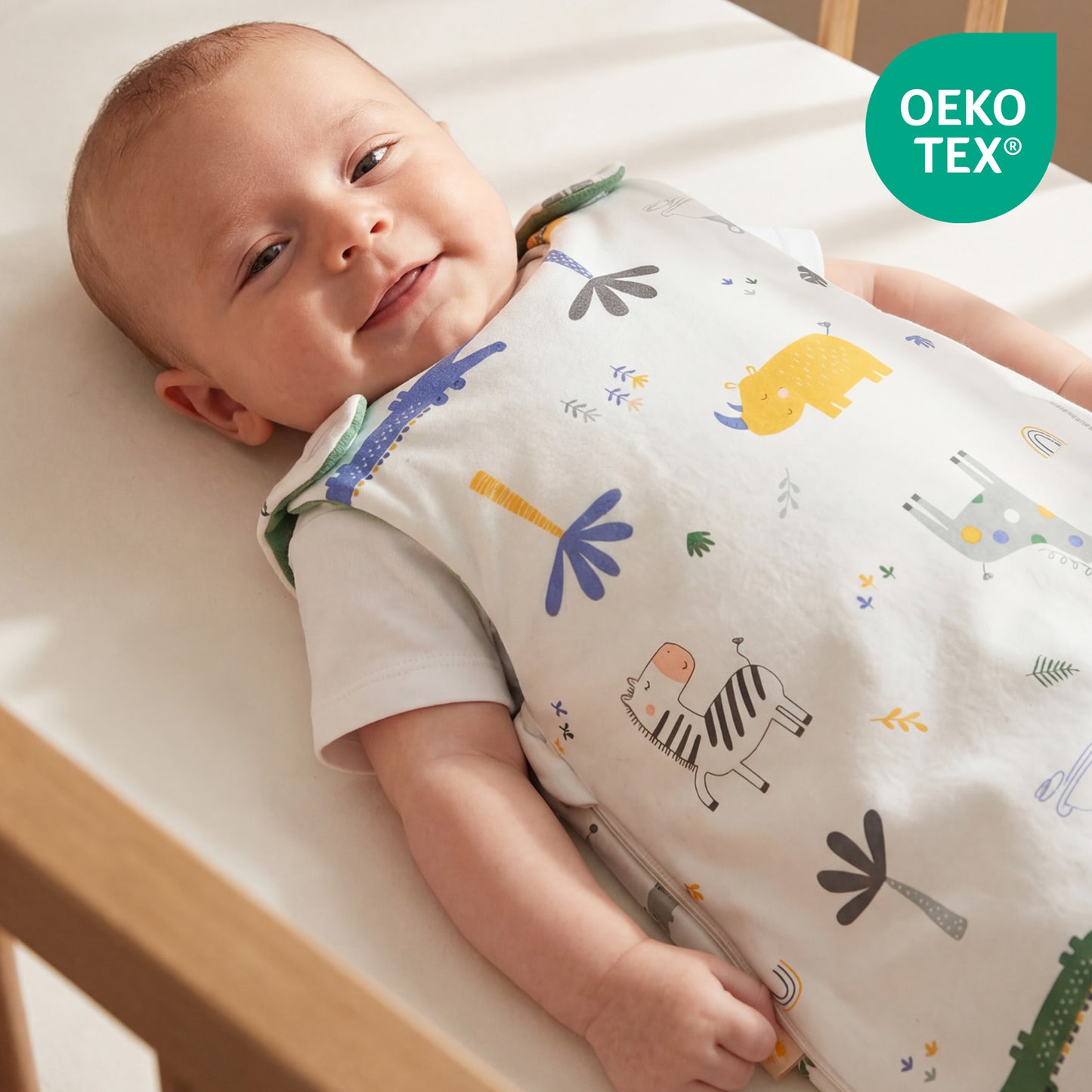 Saco de dormir para bebé 1.0 TOG_Jungla_OEKOTEX_1204
