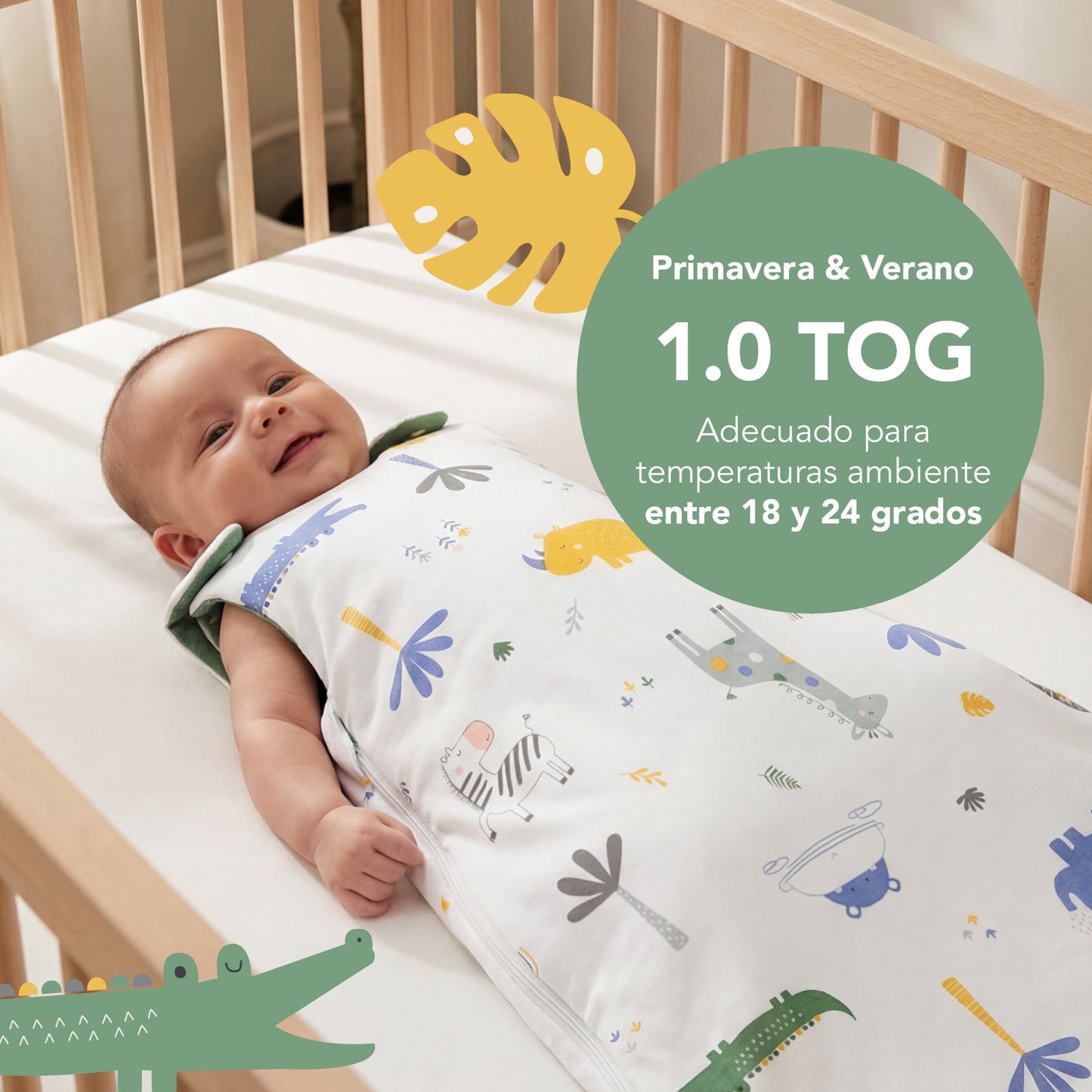 Saco de dormir para bebé 1.0 TOG_Jungla_TOG_1204
