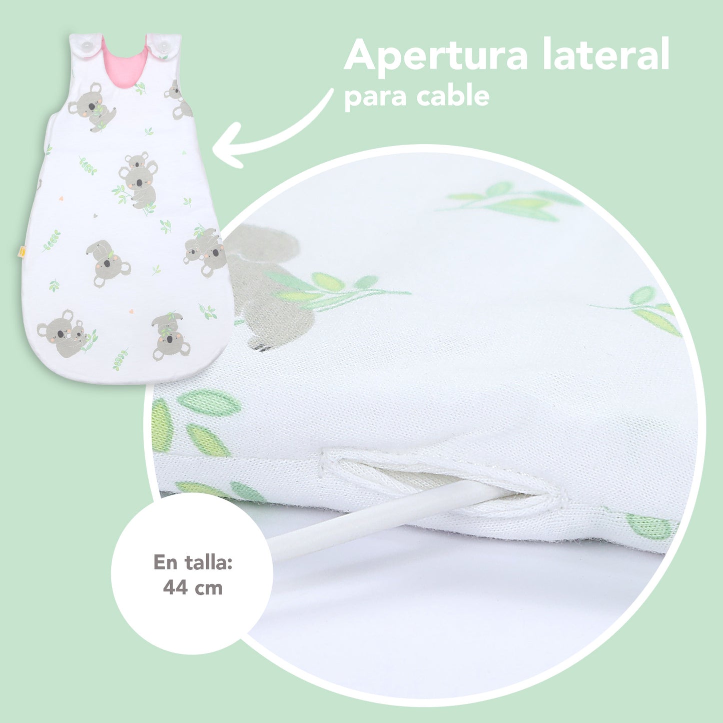 Saco de dormir para bebé 1.0 TOG_Koala_detalle3_1204