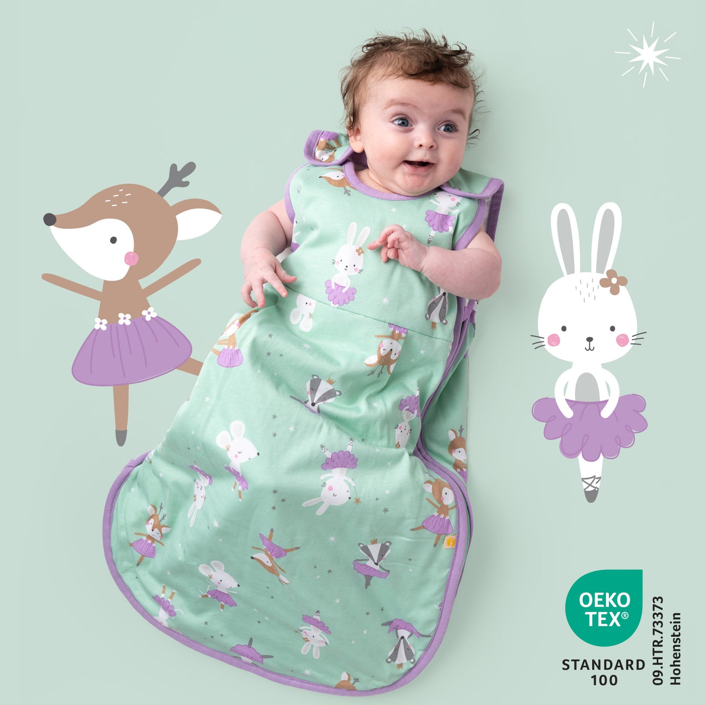 Saco de dormir para bebé 1.0 TOG_Bailarina_OEKOTEX_1204