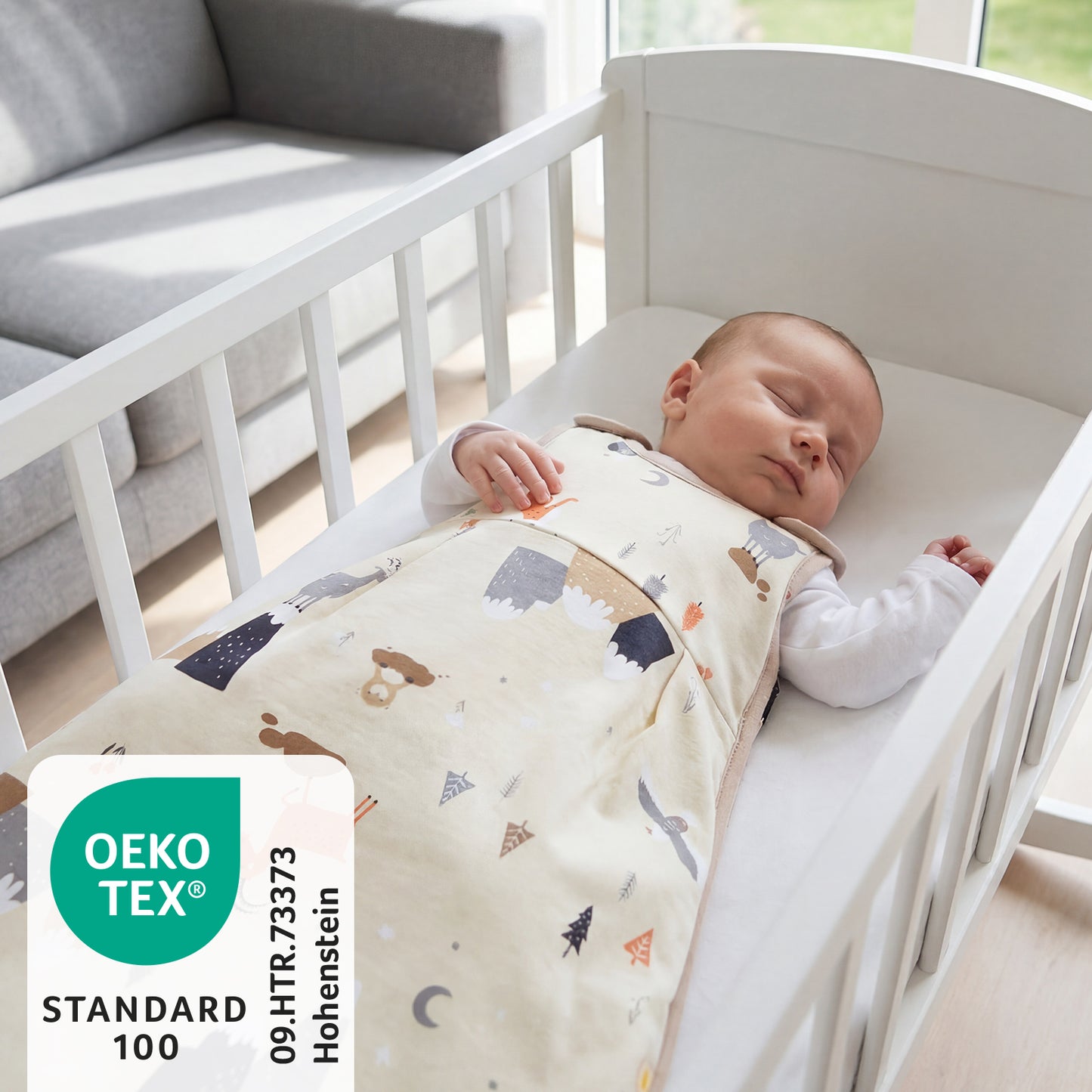 Saco de dormir para bebé 1.0 TOG_Animales de montaña_OEKOTEX_1204