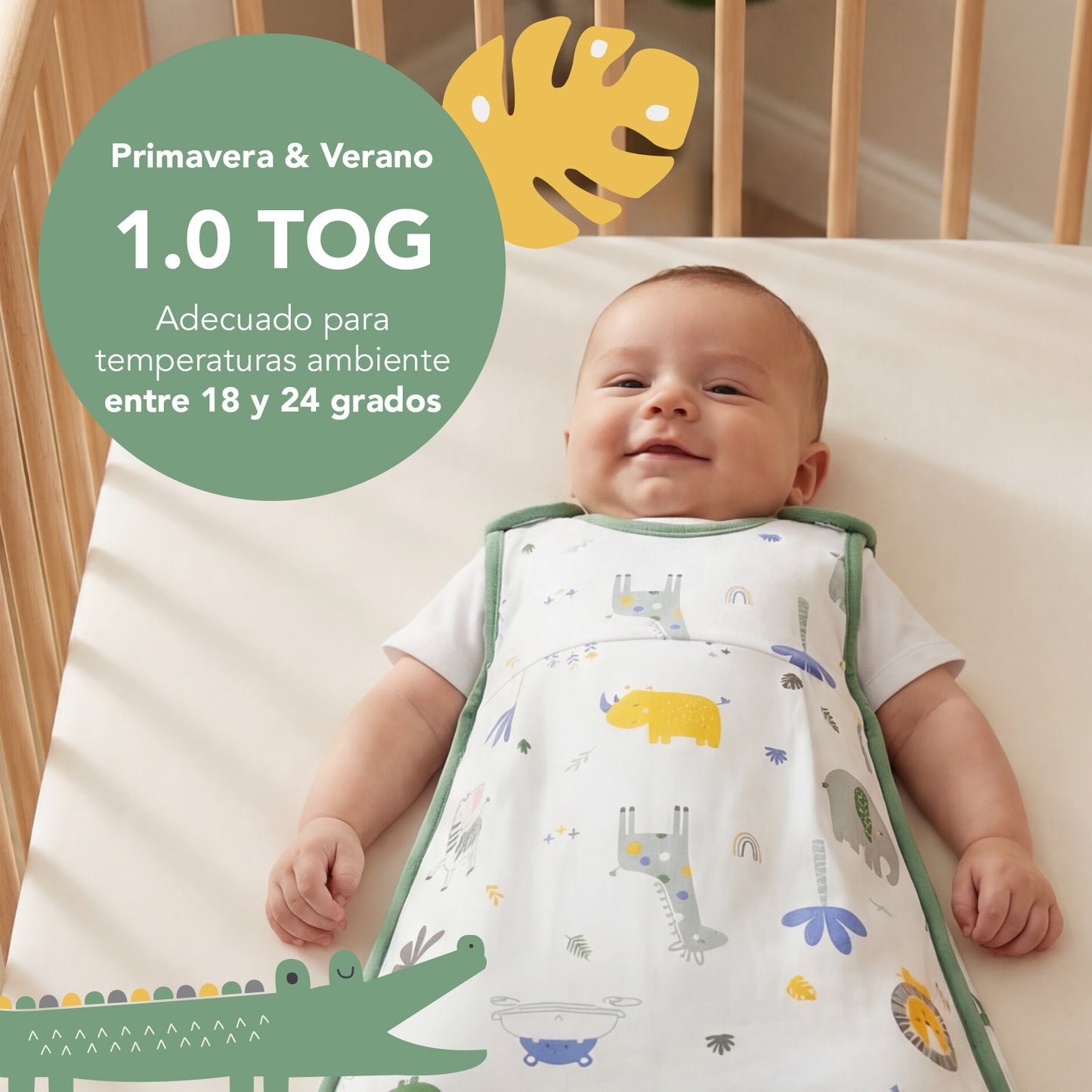 Saco de dormir para bebé 1.0 TOG_Jungla_TOG_1204