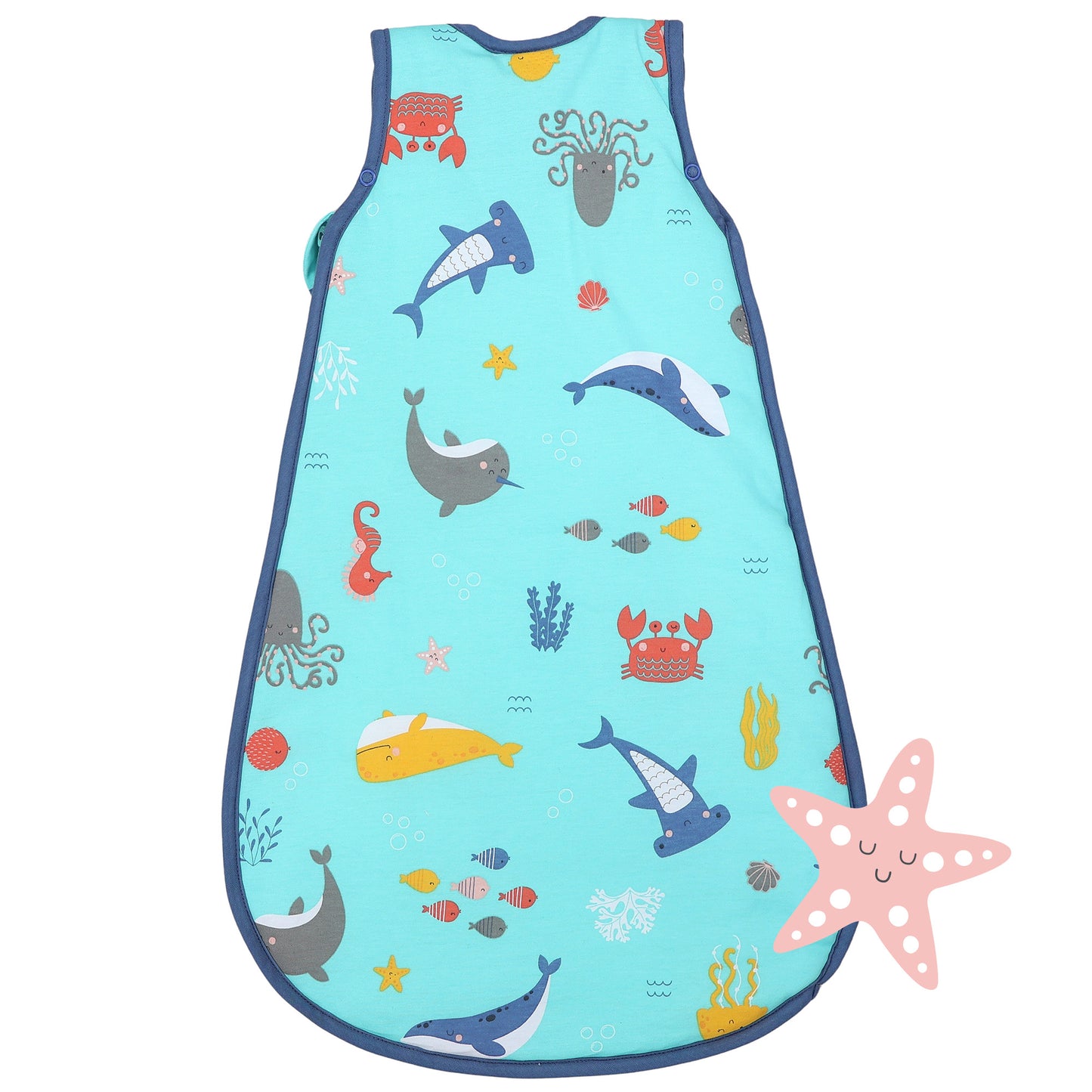 Saco de dormir para bebé 1.0 TOG_Animales marinos_parte trasera_1204