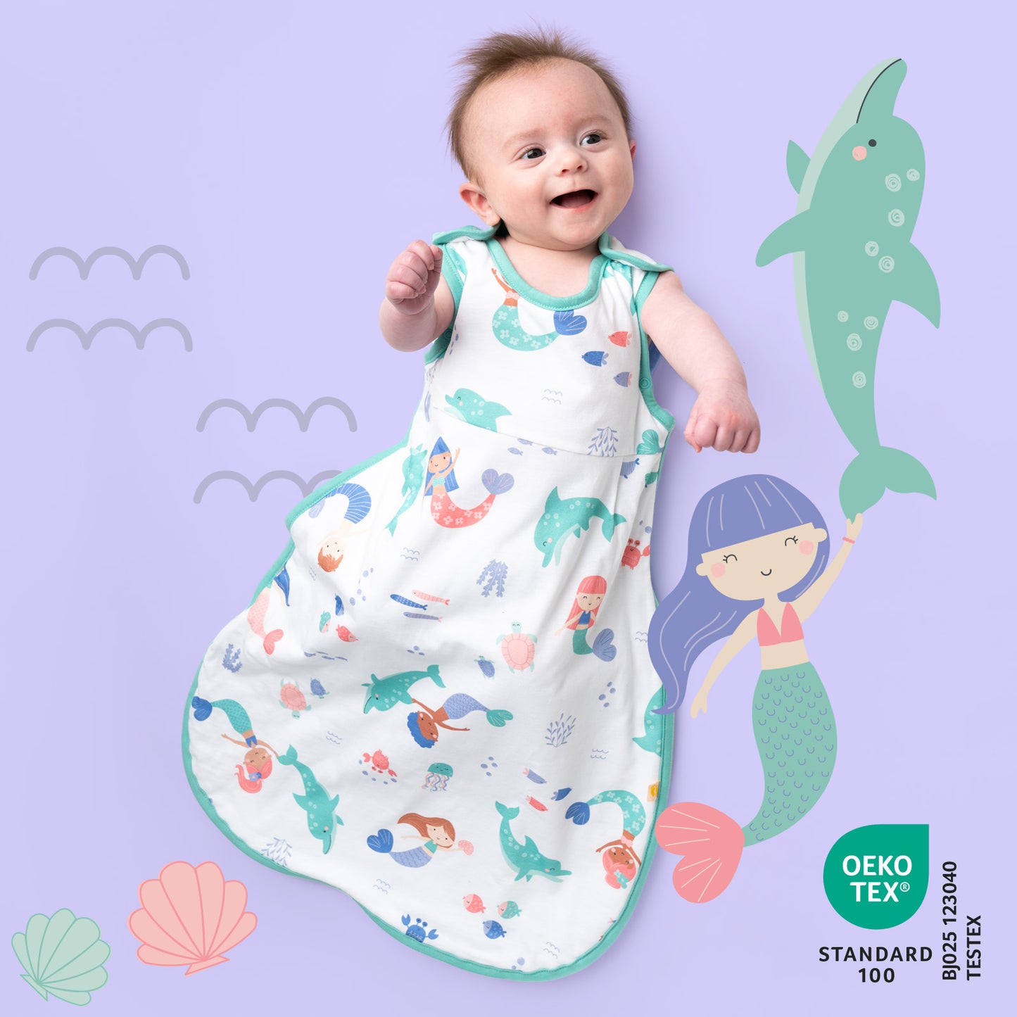 Saco de dormir para bebé 1.0 TOG_Sirena_OEKOTEX_1204
