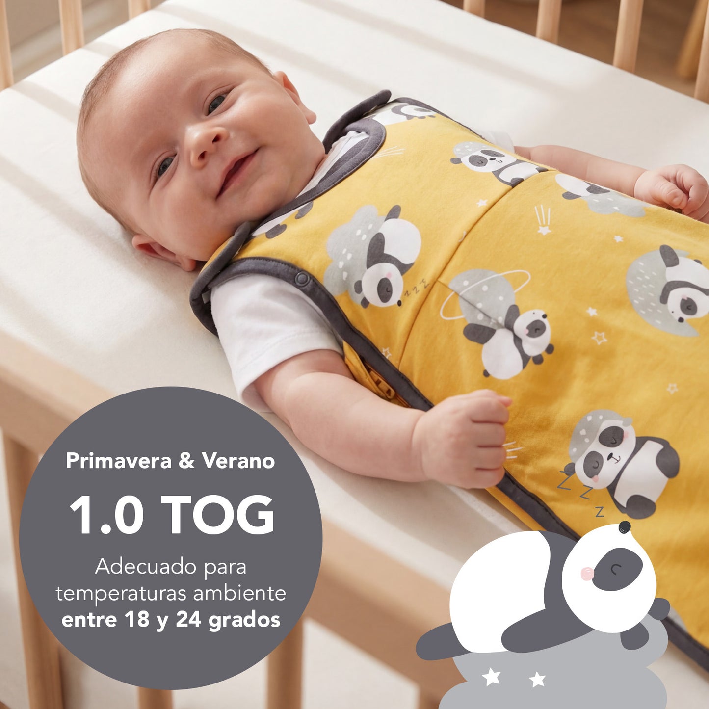 Saco de dormir para bebé 1.0 TOG_Panda_TOG_1204