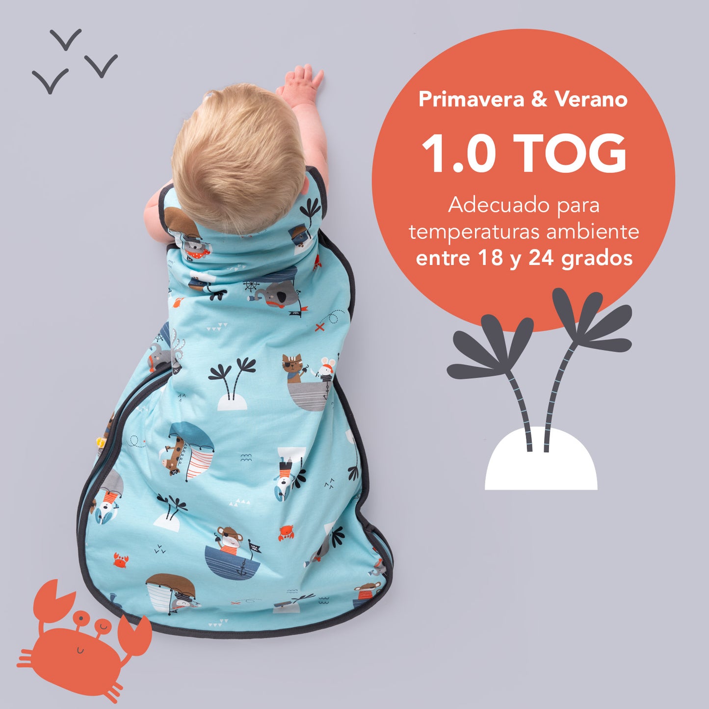 Saco de dormir para bebé 1.0 TOG_Pirata_TOG_1204