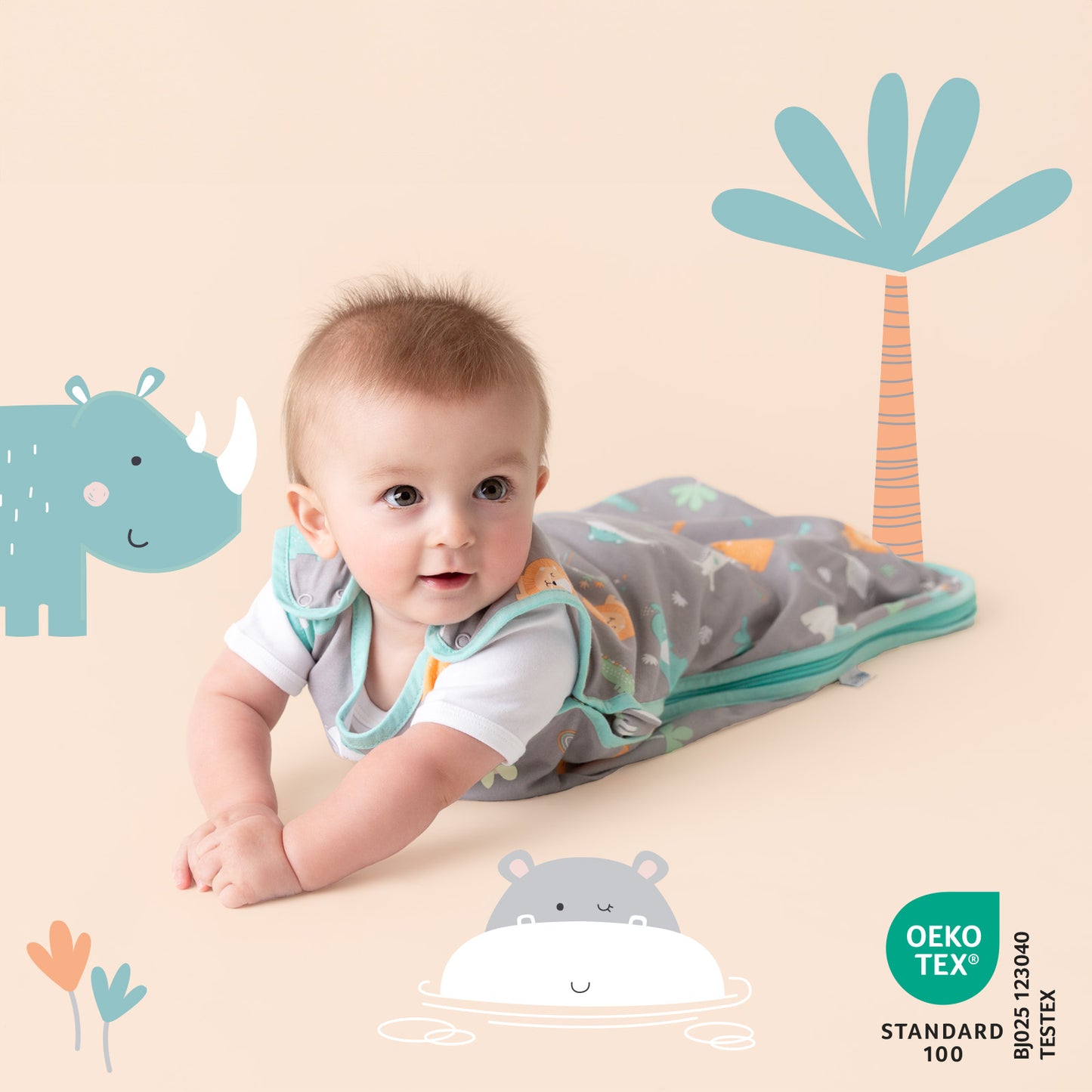 Saco de dormir para bebé 1.0 TOG_Safari_OEKOTEX_1204