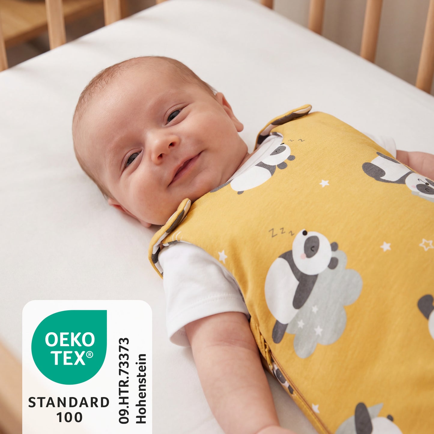 Saco de dormir para bebé 2.5 TOG_Panda_OEKOTEX_1205