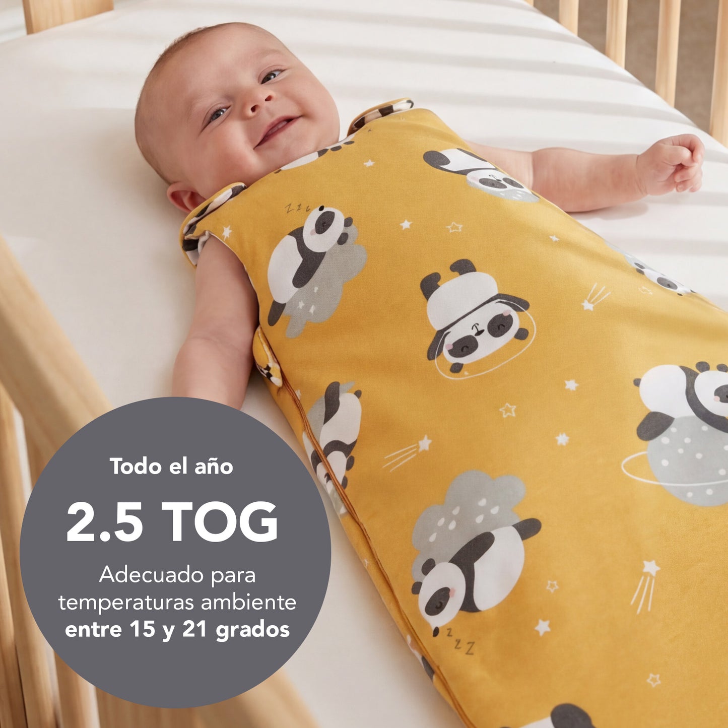 Saco de dormir para bebé 2.5 TOG_Panda_TOG_1205