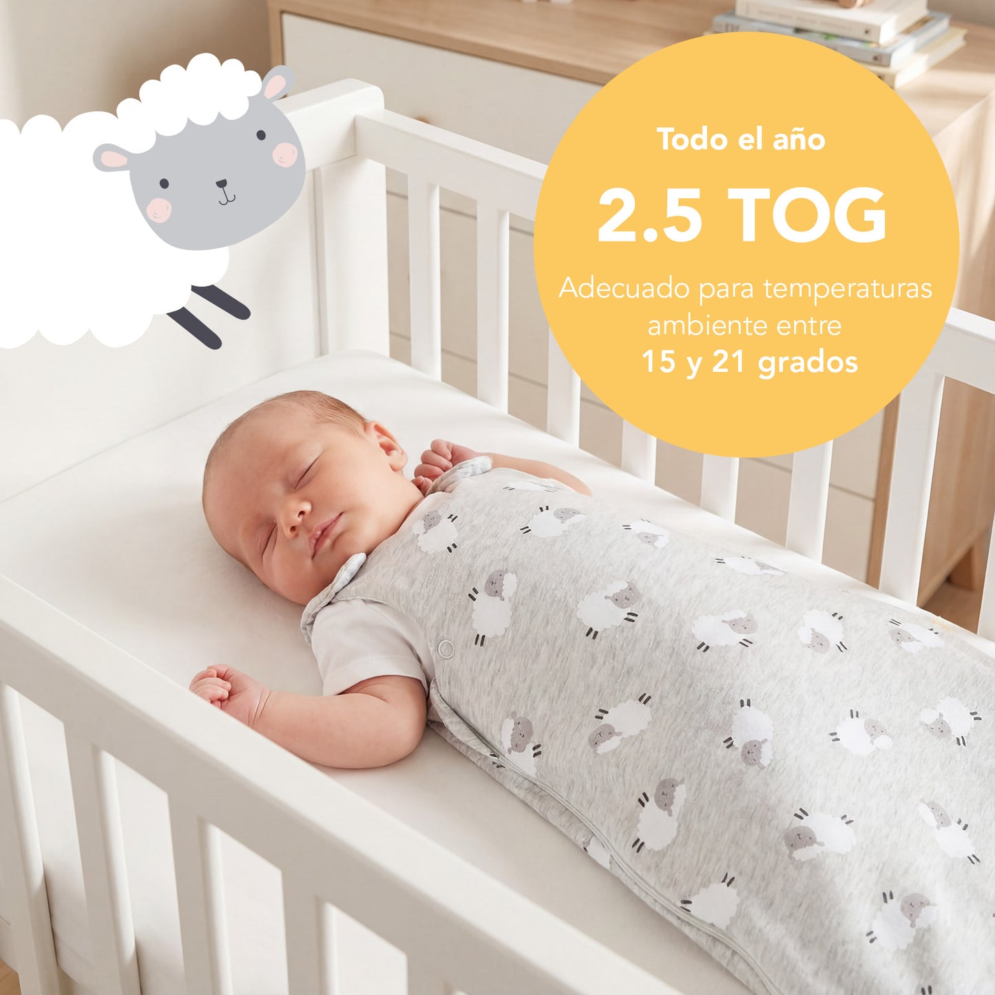 Saco de dormir para bebé 2.5 TOG_TOG_1205