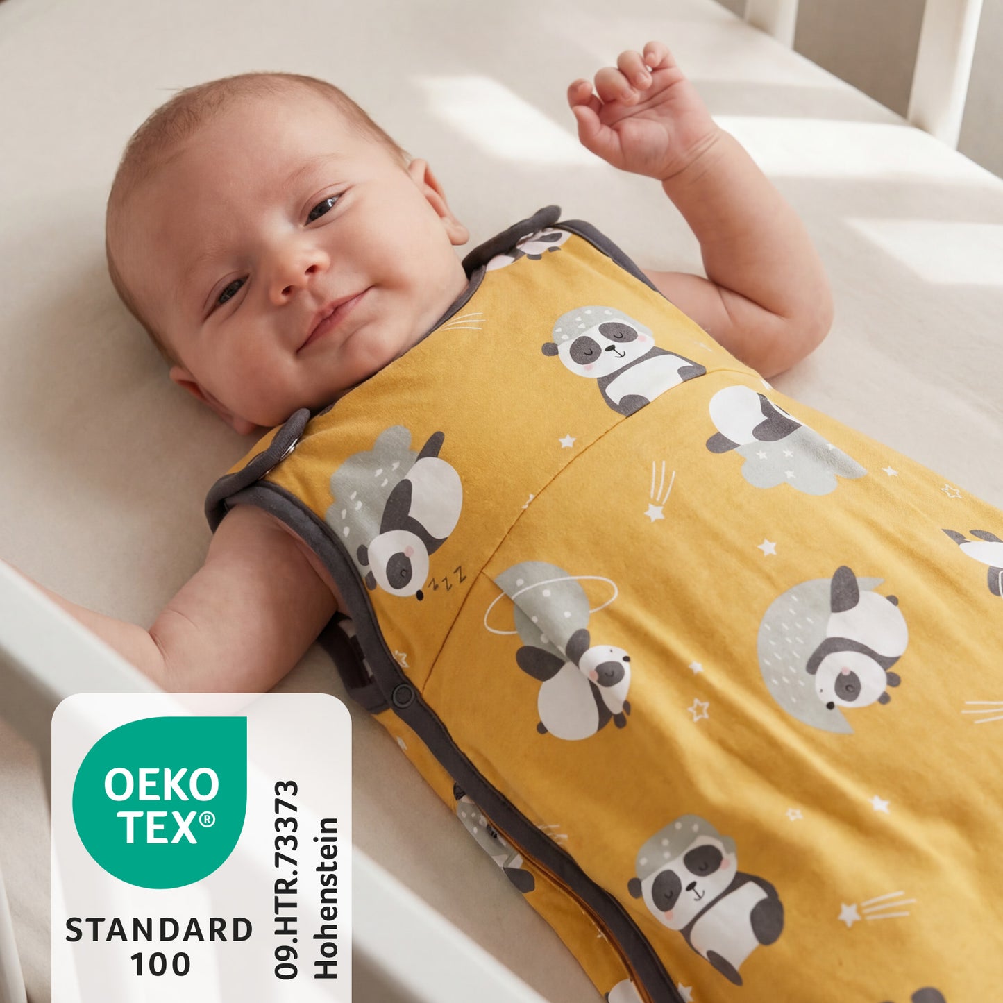Saco de dormir para bebé 2.5 TOG_Panda_OEKOTEX_1205