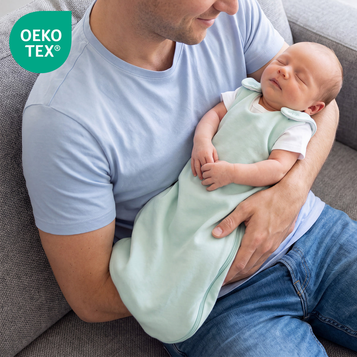 Saco de dormir para bebé 1.0 TOG_Salvia_OEKOTEX_1206
