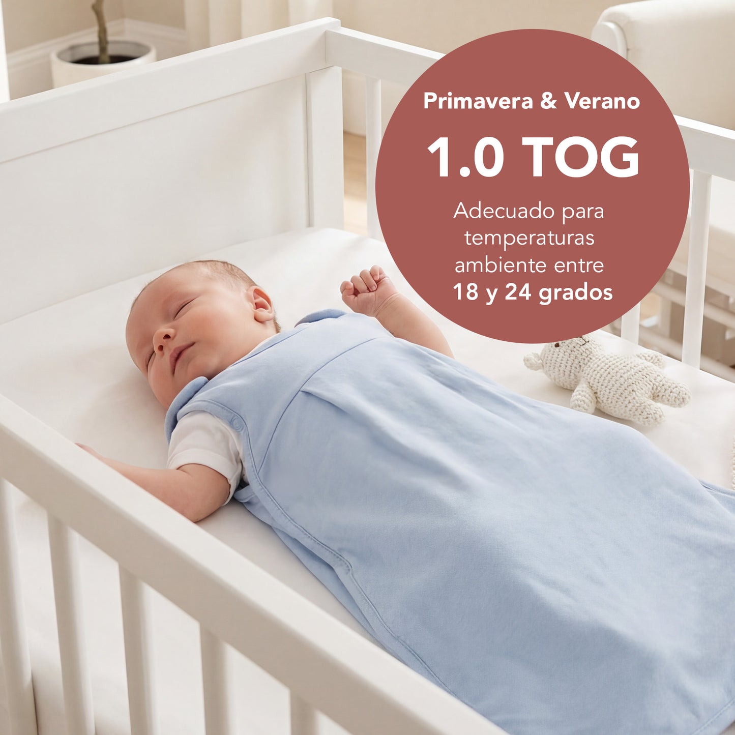 Saco de dormir para bebé 1.0 TOG_Azul Hielo_TOG_1206