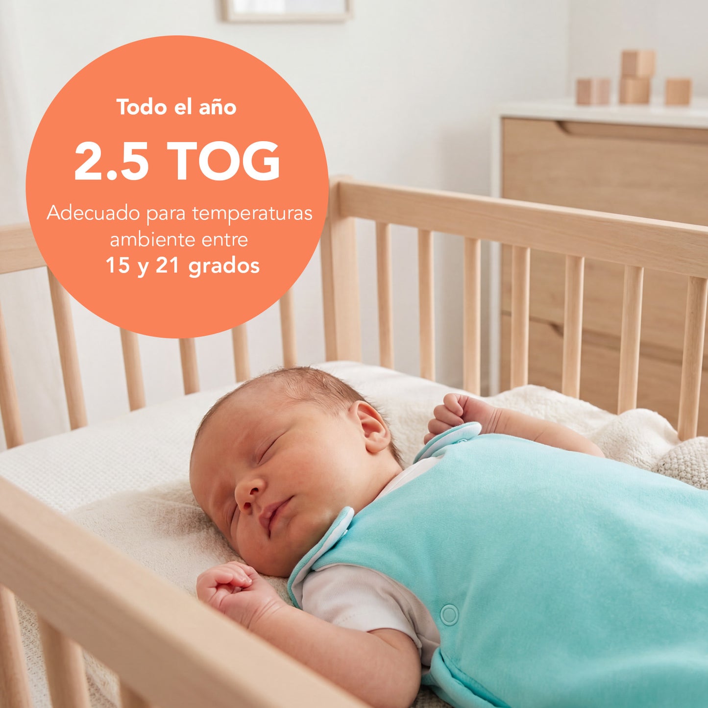 Saco de dormir para bebé 2.5 TOG_Agua_TOG_1207