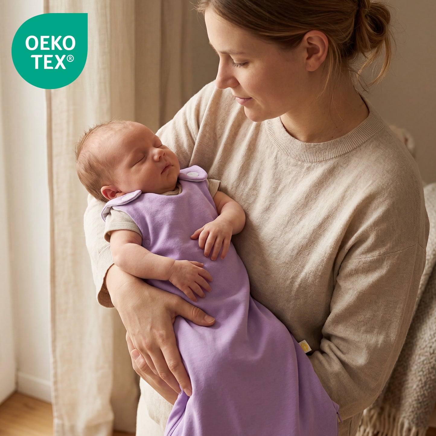 Saco de dormir para bebé 2.5 TOG_Lila_OEKOTEX_1207