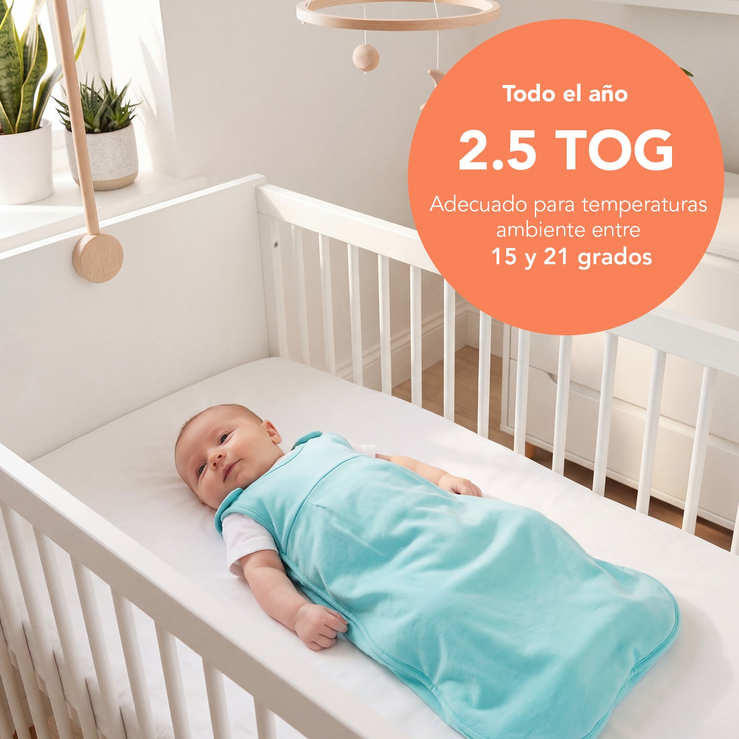 Saco de dormir para bebé 2.5 TOG_Agua_TOG_1207