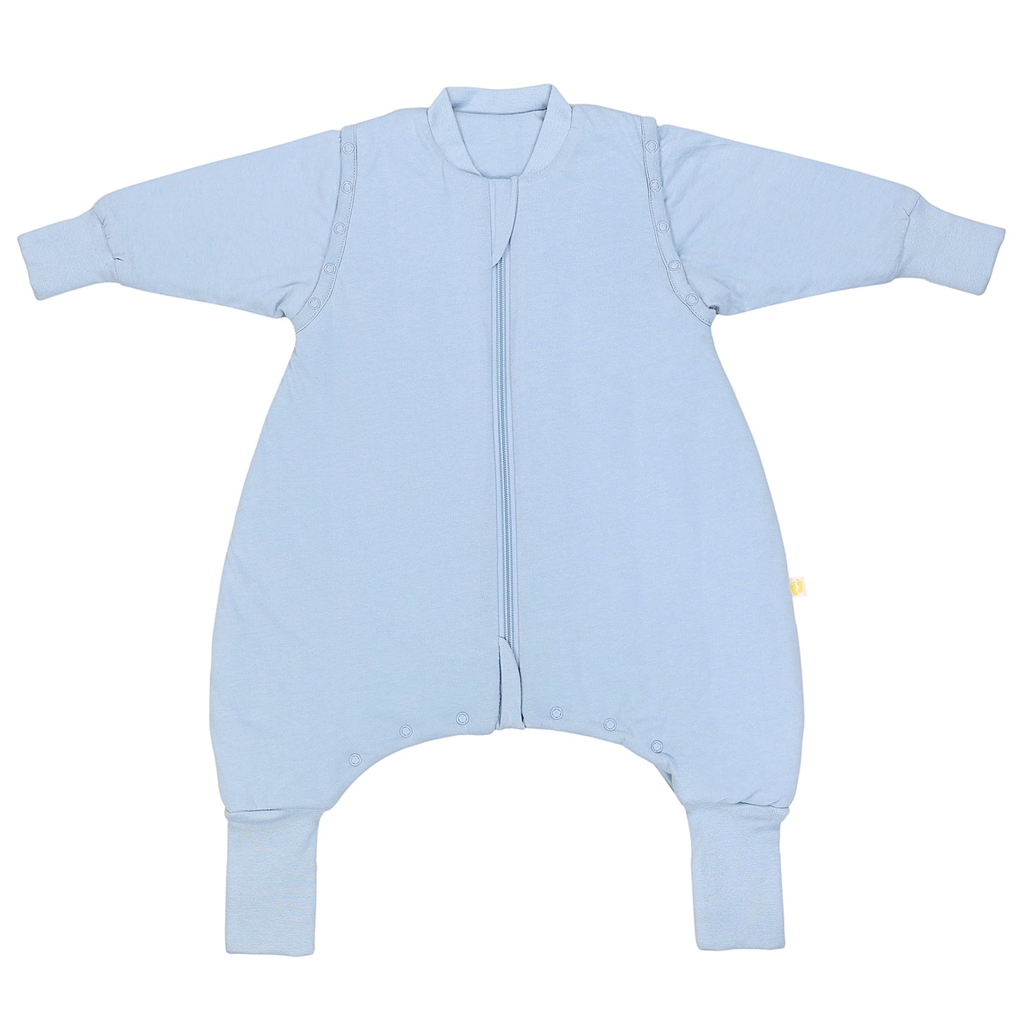 Saco de dormir con pies y suelas antideslizantes 3.5 TOG_Azul Hielo_parte frontal_1209