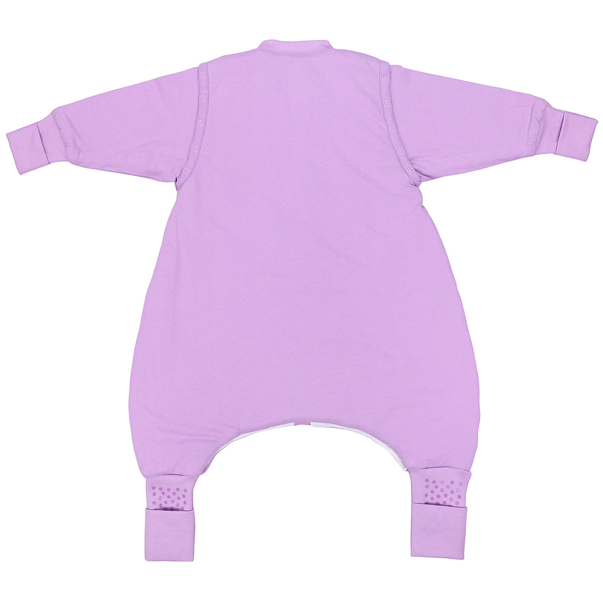 Saco de dormir con pies y suelas antideslizantes 3.5 TOG_Lila_parte trasera_1209