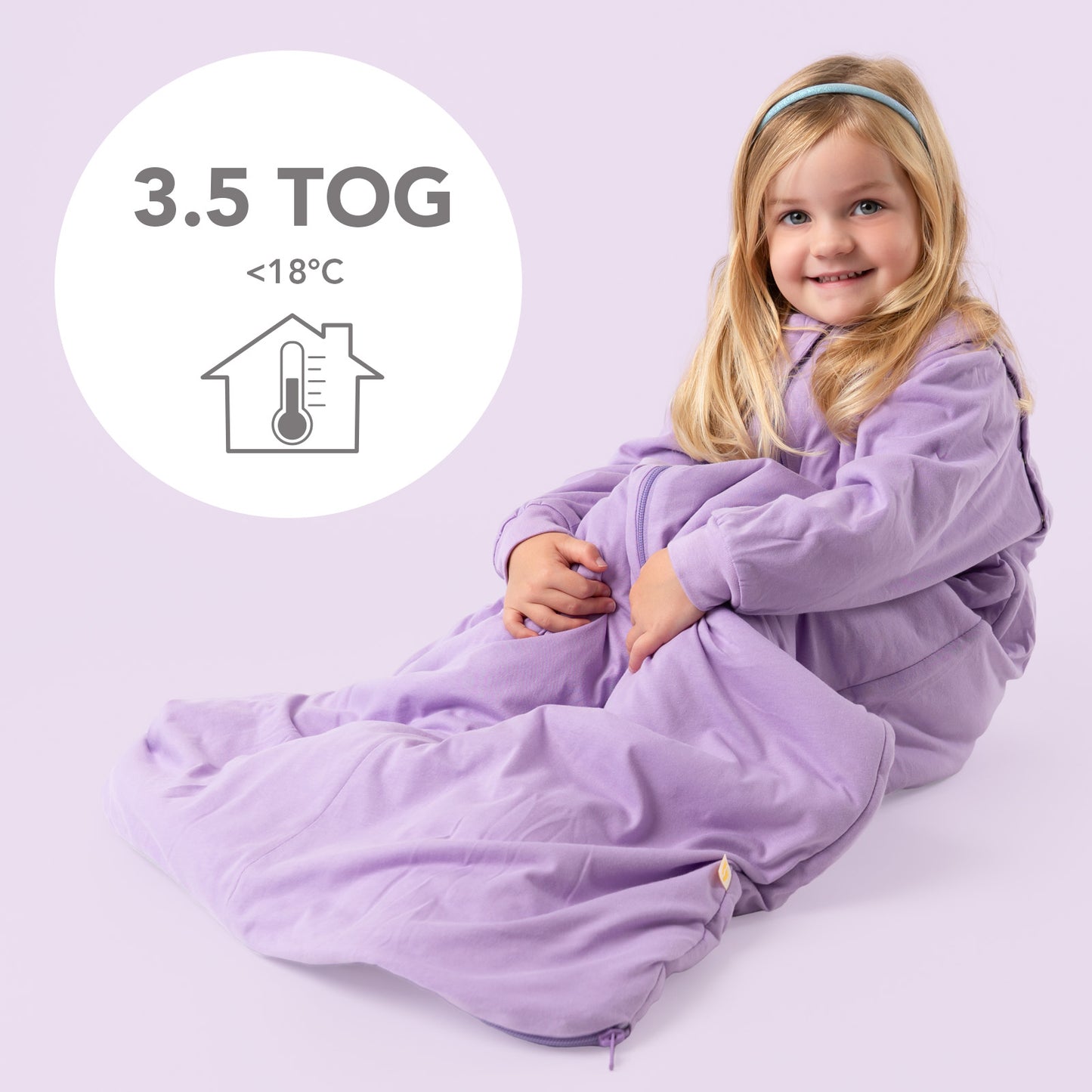 Saco de dormir para bebé 3.5 TOG_Lila_TOG_1210