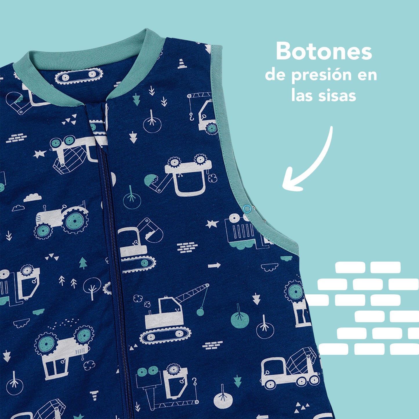 Saco de dormir para bebé, 1.0 TOG
