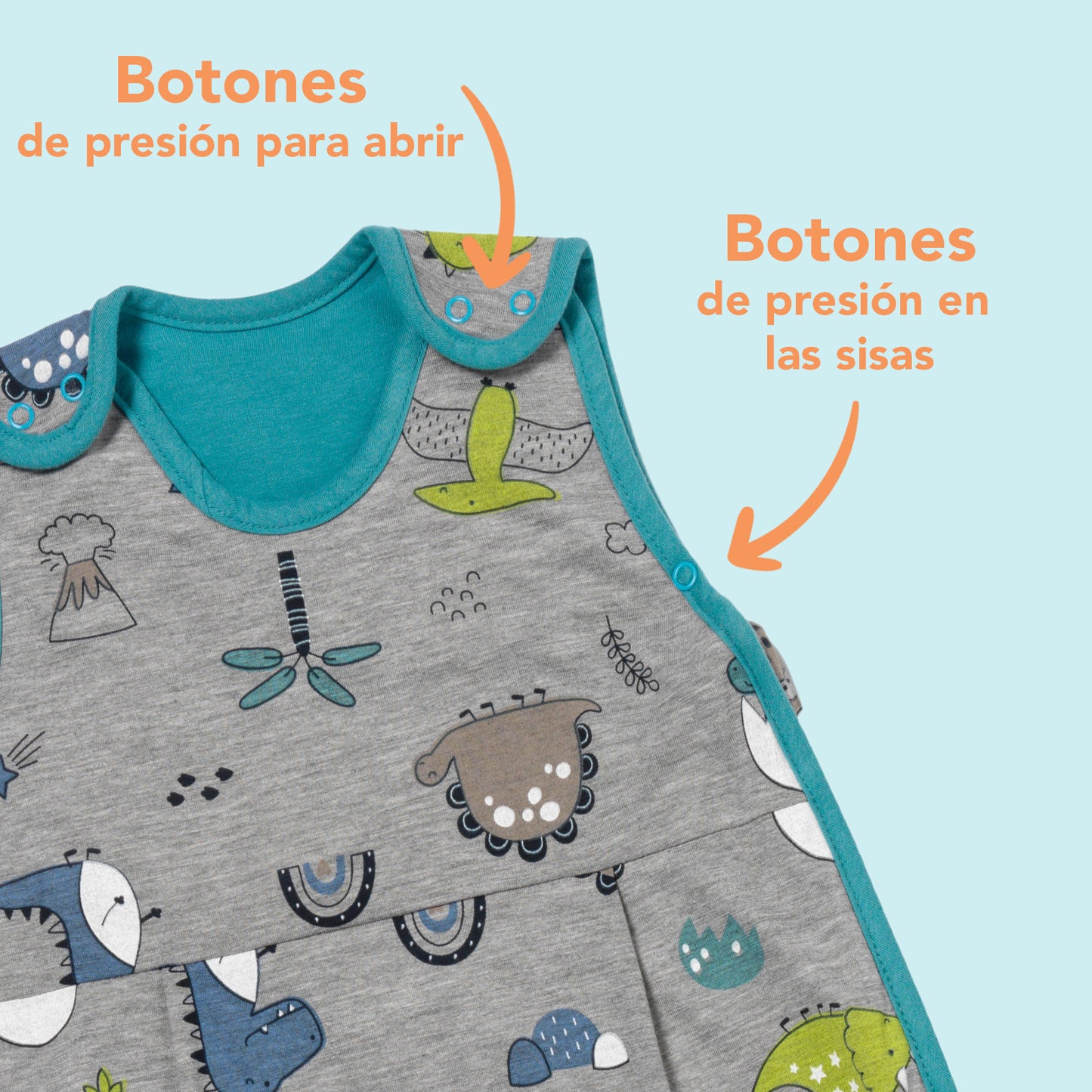 Saco de dormir para bebé, 1.0 TOG